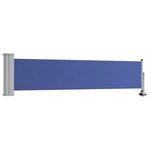 vidaXL Auvent latéral rétractable de patio 60x300 cm Bleu