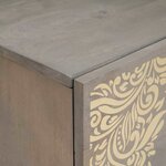 vidaXL Cabinet de chevet 2 Pièces Gris 40 x 33 x 46 cm