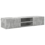 vidaXL Meuble TV Blanc brillant 150 x 39 x 30 cm Bois d'ingénierie