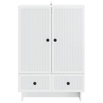 vidaXL Buffet Blanc 66 x 34 5 x 95 cm Bois d’ingénierie