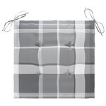 vidaXL Ensemble à manger d'extérieur pliable avec coussin 3 Pièces Teck