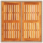 vidaXL Ensemble de salle à manger pour jardin 5 Pièces Beige Poly rotin