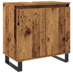 vidaXL Armoire de salle de bain vieux bois 58x33x60 cm bois ingénierie