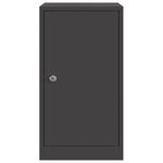 vidaXL boîte aux lettres Noir 30 x 23 x 55 cm Acier