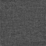 vidaXL Cadre de lit avec tête de lit rembourrée Gris foncé