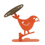 Porte-spirales d'encens - Freluche la perruche orange