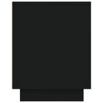 vidaXL Meuble TV noir 102x35x45 cm bois d'ingénierie
