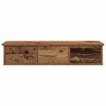 vidaXL Armoire murale vieux bois 88x26x18 5 cm bois d'ingénierie
