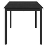 vidaXL Table de salle à manger / Table de repas MÉTAL