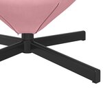 Fauteuil Œuf en Velours Rose