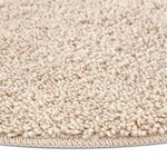 vidaXL Tapis Crème 90 x 90 cm Polypropylène
