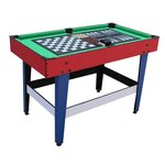Table multi-jeux 12 en 1 avec plateaux de jeux modulables  billard  babyfoot  ping-pong  hockey