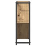 vidaXL Étagère à vin chêne artisanal 51 x 18 x 52 5 cm