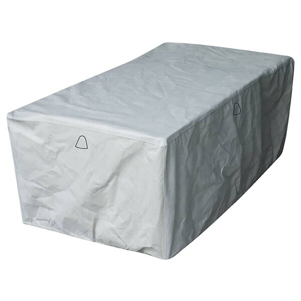 Eurotrail Housse de protection de table de jardin 140x80x75 cm Gris