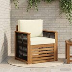vidaXL Sofa de milieu extérieur Naturel
