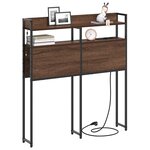 vidaXL Tête de lit avec étagère Chêne marron 100 cm Bois d'ingénierie