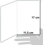 Carte Félicitations pour ton Baptême Chrétien avec Enveloppe Blanche 12x17 5cm