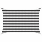 vidaXL Voile d'ombre 2 x 3 5 m HDPE Rectangulaire Anthracite et blanc