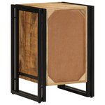 Table de chevet vidaXL 40x35x50 cm en bois de manguier massif