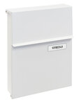 Boîte aux Lettres Acier  Line E6801  Serrure Protégée  Anti-pluie  Blanc