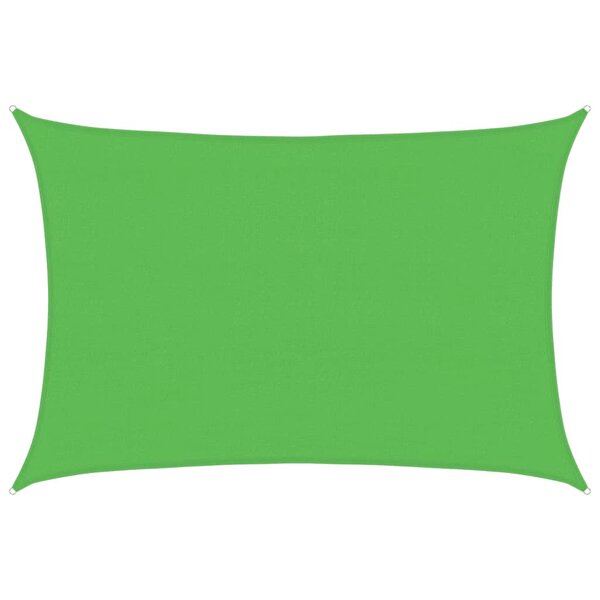 vidaXL Voile d'ombrage 160 g/m² Vert clair 4x5 m PEHD