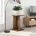 vidaXL Support de Plante Bois ancien 25 x 25 5 x 40 5 cm
