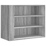 vidaXL Armoire murale sonoma gris 75x35x60 cm bois d'ingénierie