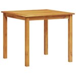 vidaXL Ensemble de salle à manger pour jardin 5 Pièces Marron
