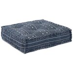 Pouf modulable vidaXL Indigo 70x70x54 en tissu