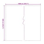 vidaXL Couverture pour plantes Transparent 6 x 10 m PVC