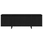 vidaXL Meuble TV Chêne noir 120 x 30 x 40 5 cm Bois d'ingénierie