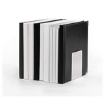 Lot de 2 Serre-livres en aluminium 10 x 10 x 13 cm Aluminium MAUL
