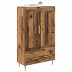 vidaXL Haut Armoire Bois Ancien 69 5 x 31 x 115 cm Bois d'ingénierie