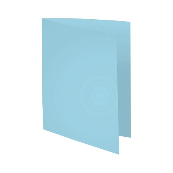 Paquet De 100 Chemises Forever® 170 À Bord Décalé - 24x32cm - Bleu Clair - X 5 - Exacompta