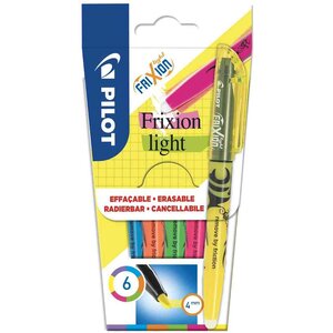 Surligneur FRIXION light  étui de 6 PILOT