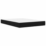 vidaXL Cadre de lit Noir 160 x 200 cm Polyester