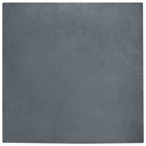 vidaXL Tapis en Fourrure Synthétique de Lapin Anthracite 200 x 200 cm