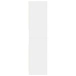 vidaXL Garde-robe blanc 80x50x200 cm bois d'ingénierie