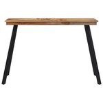 vidaXL Table à manger 120x62x76 cm bois massif de teck