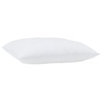 vidaXL Duvet d'hiver avec oreiller 3 Pièces Blanc 200 x 200 cm Microfibre