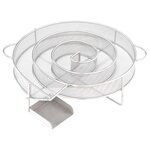 vidaXL Générateur de fumée froide rond 19 5 cm acier inoxydable
