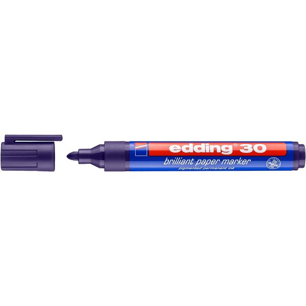 Marqueur papier encre brillante 30 violet 1 5-3 mm EDDING
