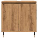 vidaXL Armoire de salle de bain chêne artisanal 58x33x60 cm