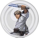 Pièce de monnaie en Argent g 31.1 (1 oz) Millésime  LUKE SKYWALKER AND DARTH VADER