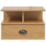 vidaXL Cabinet de chevet HILL Marron miel 40 x 31 x 27 cm Pin massif