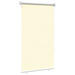 vidaXL Store enrouleur Protection UV Crème 100 x 140 cm Polyester
