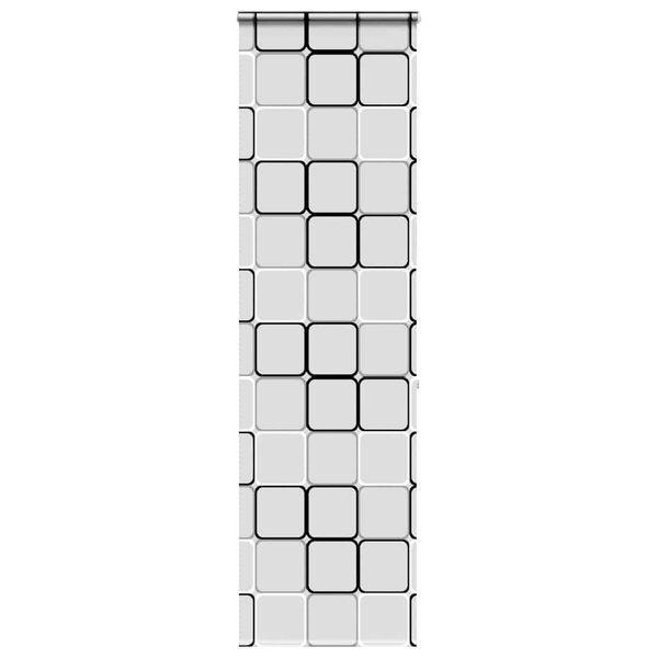 vidaXL Store enrouleur de douche avec cassette largeur du tissu 56 cm