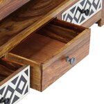 vidaXL Meuble TV 120x30x40 cm Bois de Sesham solide