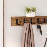 vidaXL Porte-manteau mural Bois ancien 100 x 10 5 x 10 5 cm