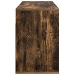 vidaXL Basboard avec tiroir Chêne fumé 102 x 32 x 48 5 cm